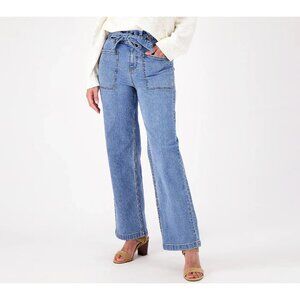 Candace Cameron Pacific Paperbag Waist Jean DerMar DKWash Plus 20 A556277